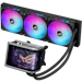 A product image of ASUS ROG Ryuo IV 360 ARGB 360mm AIO Liquid CPU Cooler (Black)
