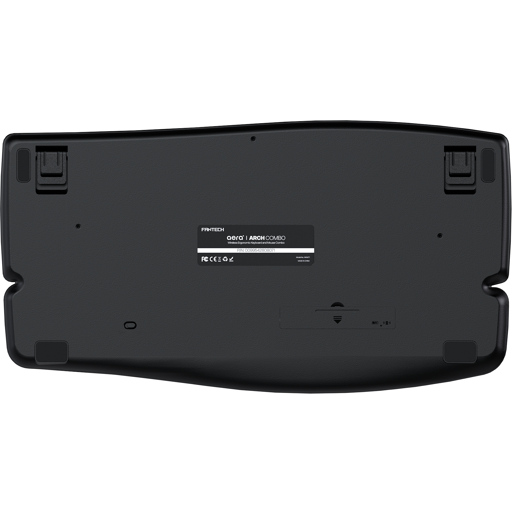 A large main feature product image of Fantech AERA ARCH Wireless Ergonomic Silent Keyboard and Mouse Combo with Wrist Rest