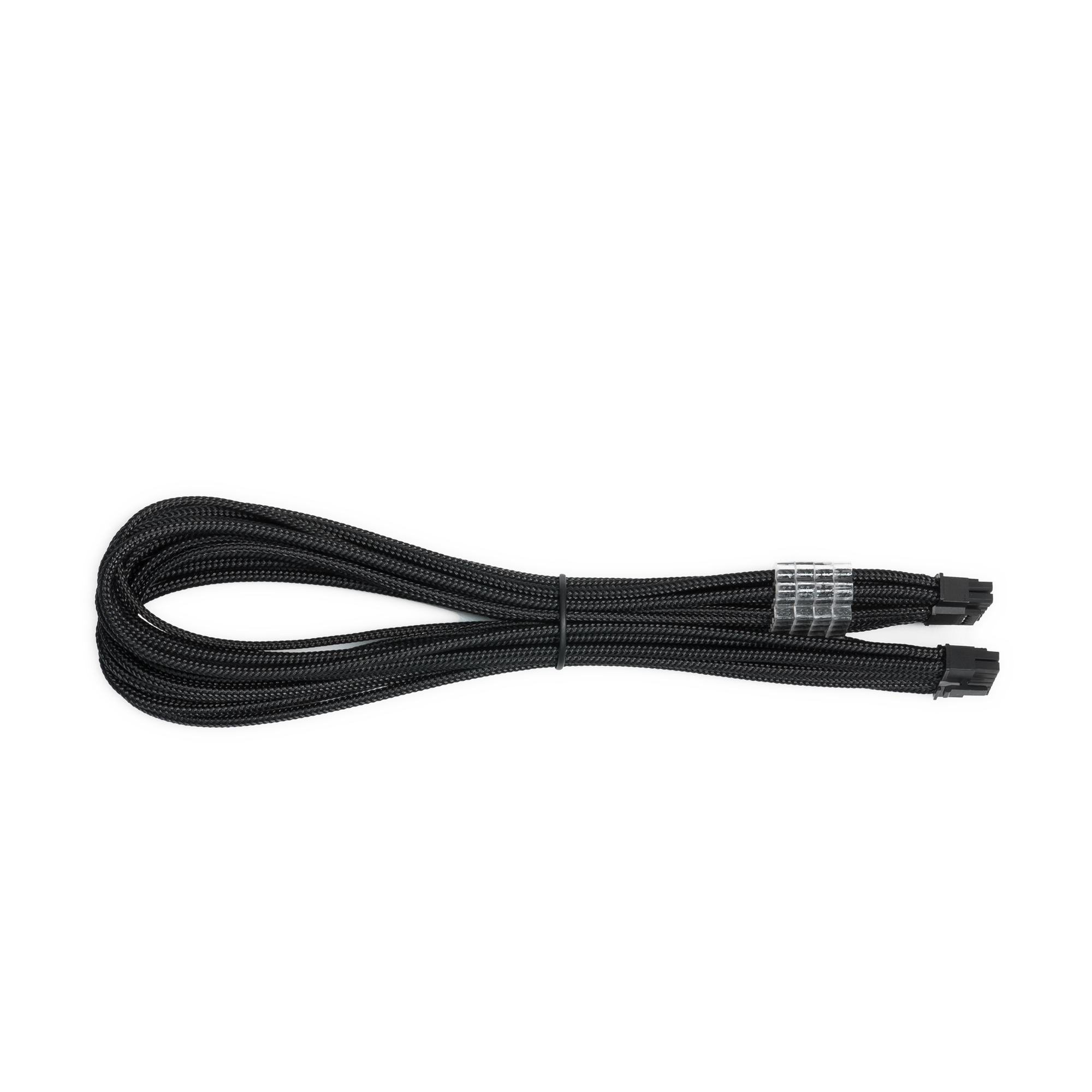A large main feature product image of EX-DEMO GamerChief 12VHPWR 45cm Male to Male Sleeved Cable (Black)