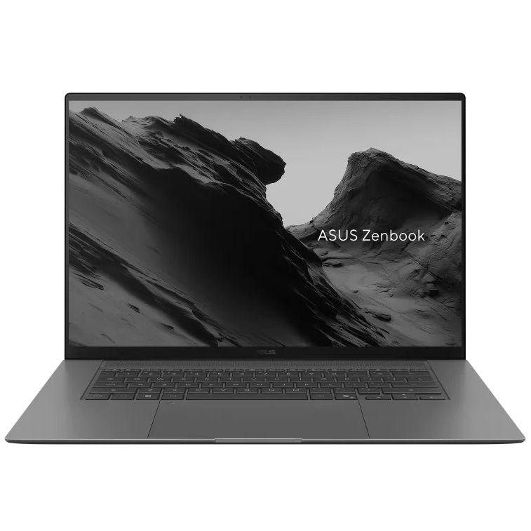 A large main feature product image of ASUS Zenbook S 16 (UM5606) - 16" 3K OLED 120Hz Touch, Ryzen AI 7 445, 32GB/1TB - Win 11 Notebook