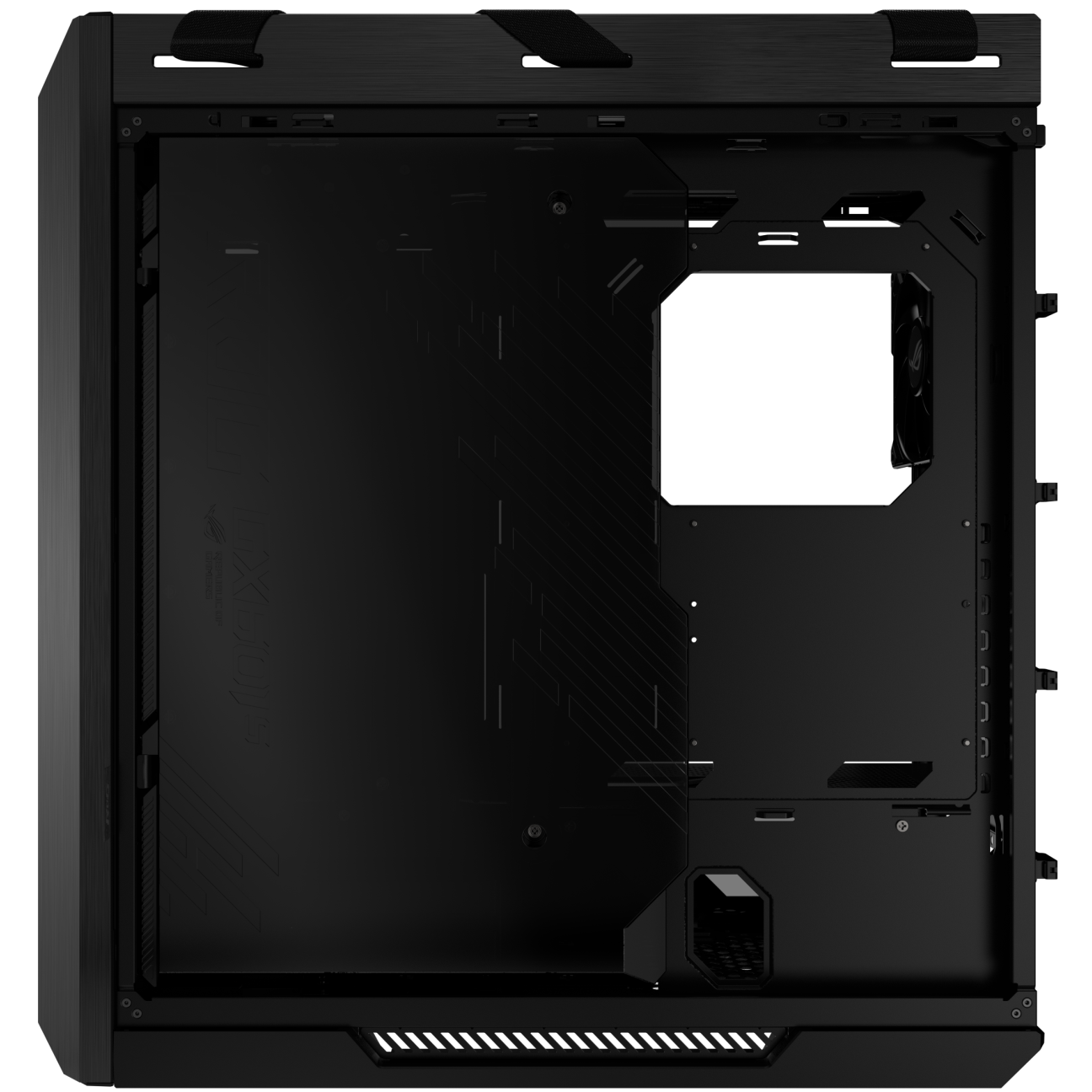 A large main feature product image of ASUS ROG Strix Helios II eATX Mid Tower Case - Black