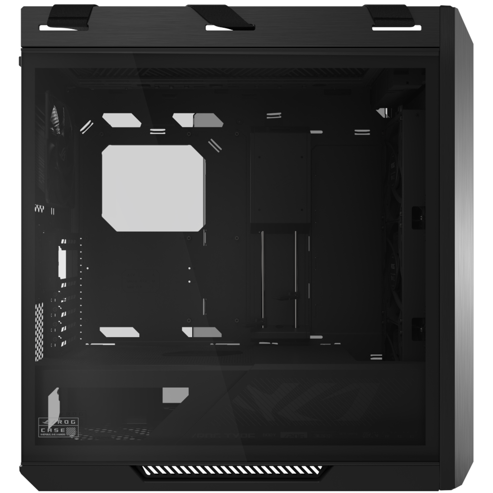 A large main feature product image of ASUS ROG Strix Helios II eATX Mid Tower Case - Black