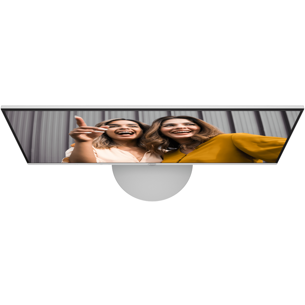 A large main feature product image of AOC 27B30H3 - 27" 1080p 120Hz 1ms IPS Monitor - White