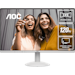 A product image of AOC 27B30H3 - 27" 1080p 120Hz 1ms IPS Monitor - White
