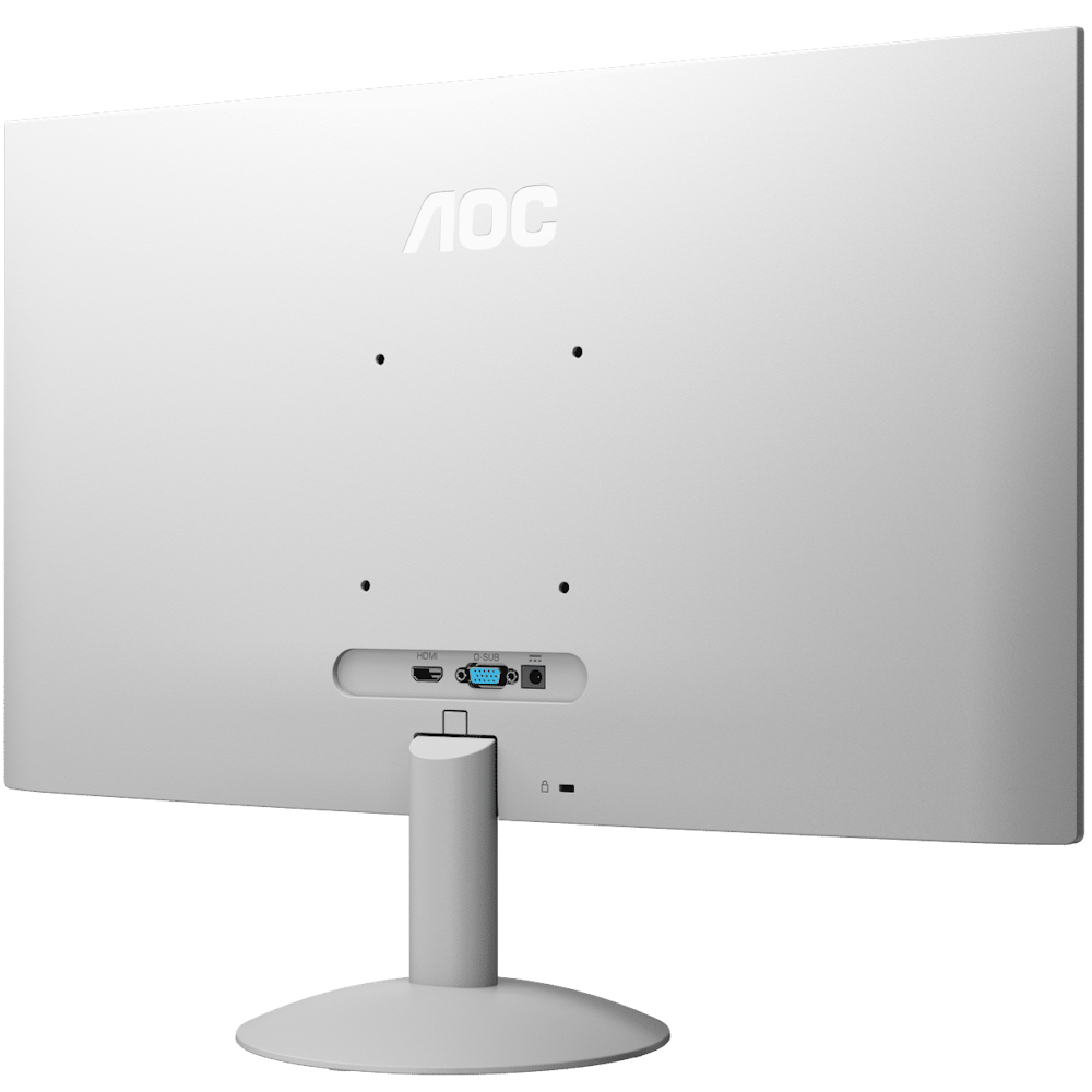A large main feature product image of AOC 27B30H3 - 27" 1080p 120Hz 1ms IPS Monitor - White