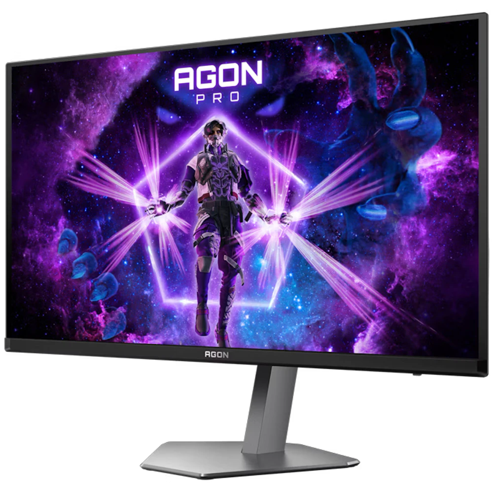 A large main feature product image of AOC AGON Pro AG276QKD2 QD-OLED - 27" 1440p 500Hz 0.03ms Monitor