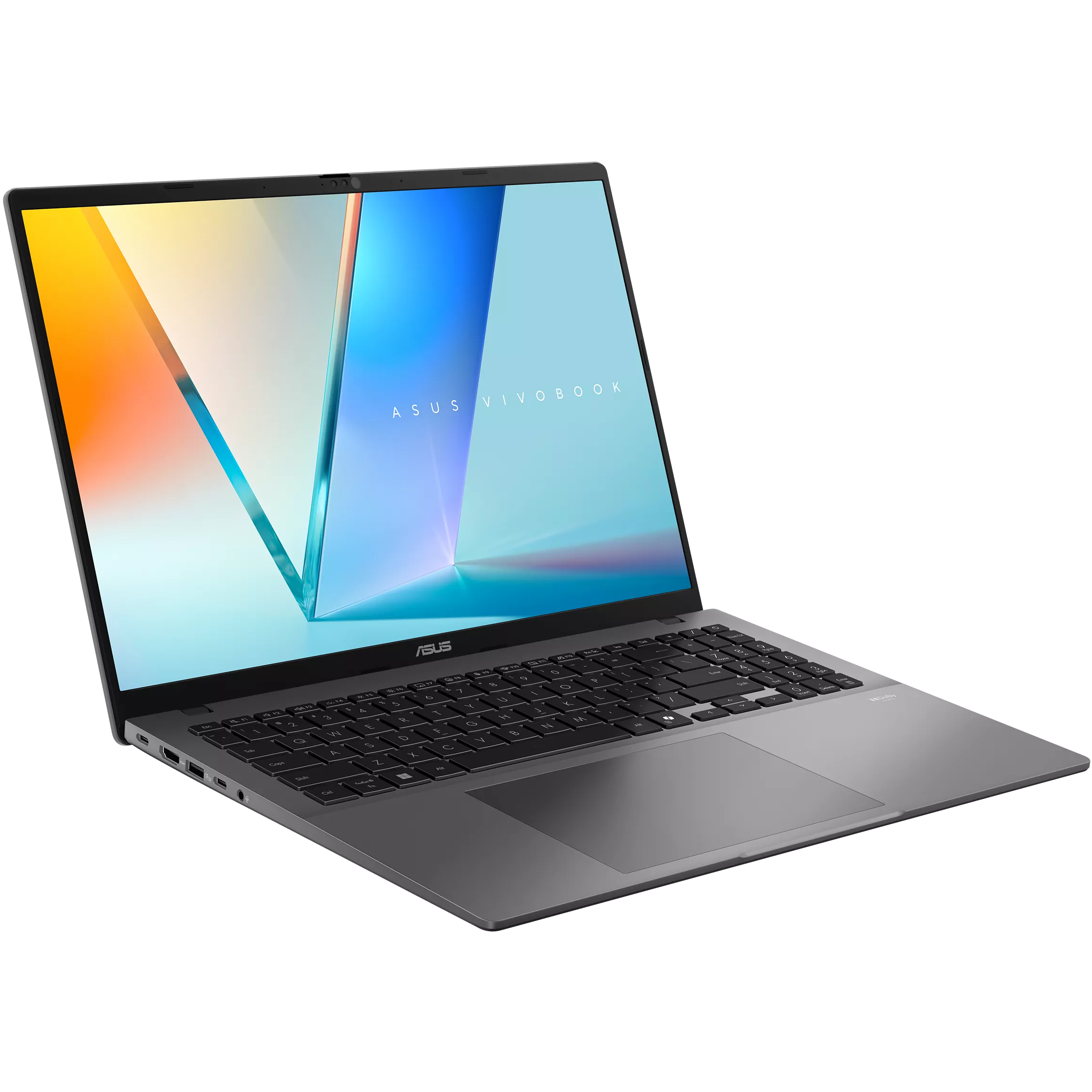 A large main feature product image of ASUS Vivobook S16 (S3607)- 16" 144Hz, Ultra 5 225H, 16GB/512GB - Win 11 AI Notebook