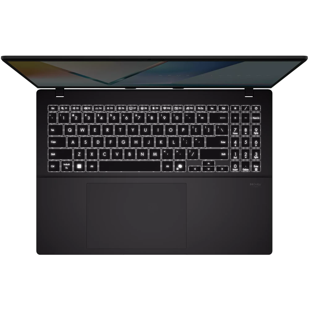 A large main feature product image of ASUS Vivobook S16 (S3607)- 16" 144Hz, Ultra 5 225H, 16GB/512GB - Win 11 AI Notebook