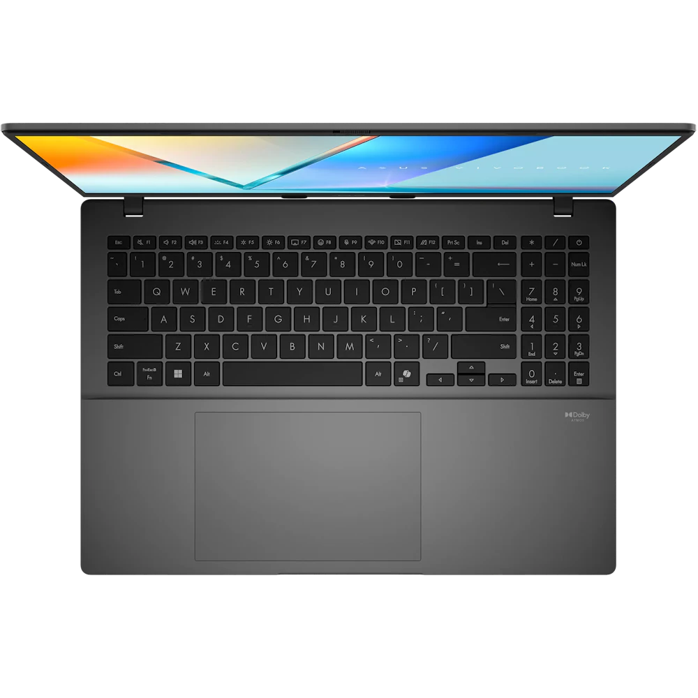A large main feature product image of ASUS Vivobook S16 (S3607)- 16" 144Hz, Ultra 5 225H, 16GB/512GB - Win 11 AI Notebook