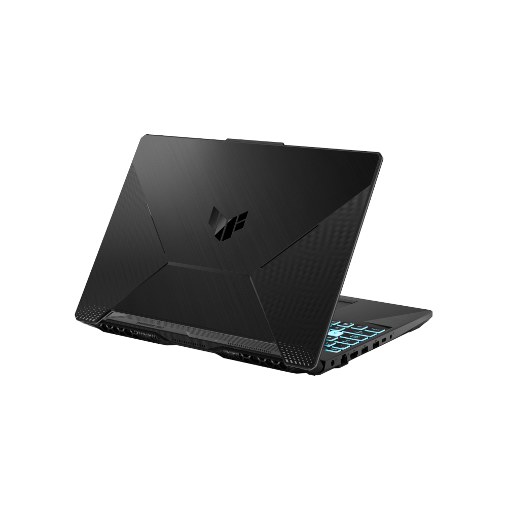 A large main feature product image of ASUS TUF Gaming A15 - 15.6" 144Hz, Ryzen 7 170, RTX 3050, 16GB/512GB - Win 11 Gaming Notebook