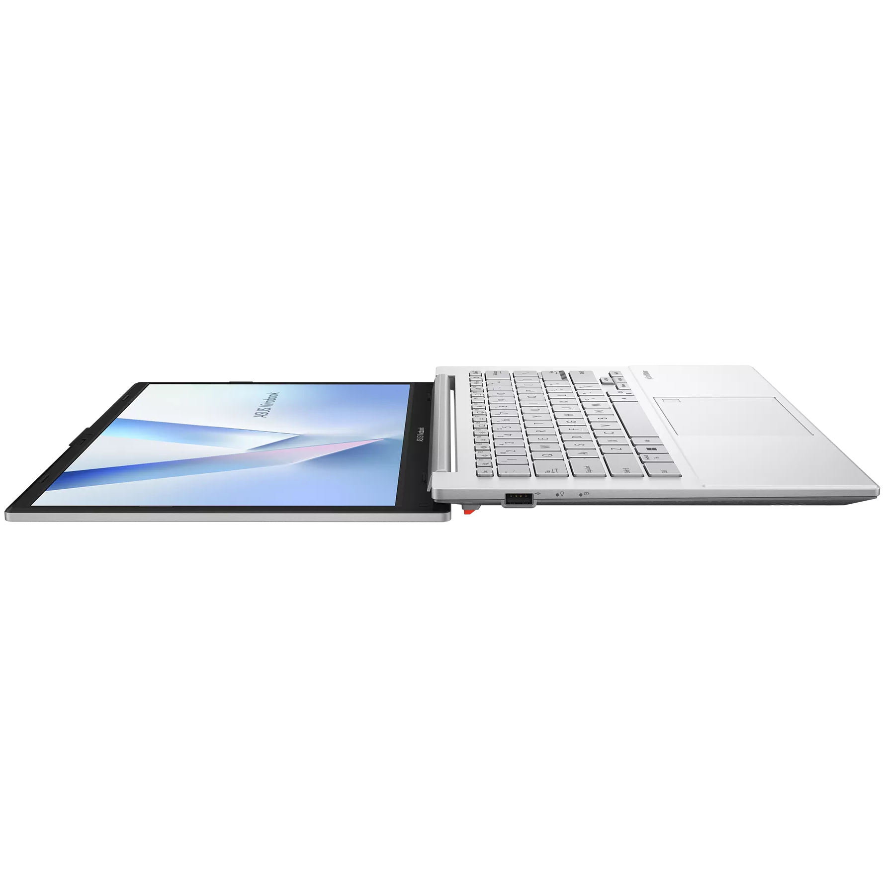 A large main feature product image of ASUS Vivobook Go 14 (E1404) - 14", Athlon Silver, 4GB/128GB - Win 11 Notebook