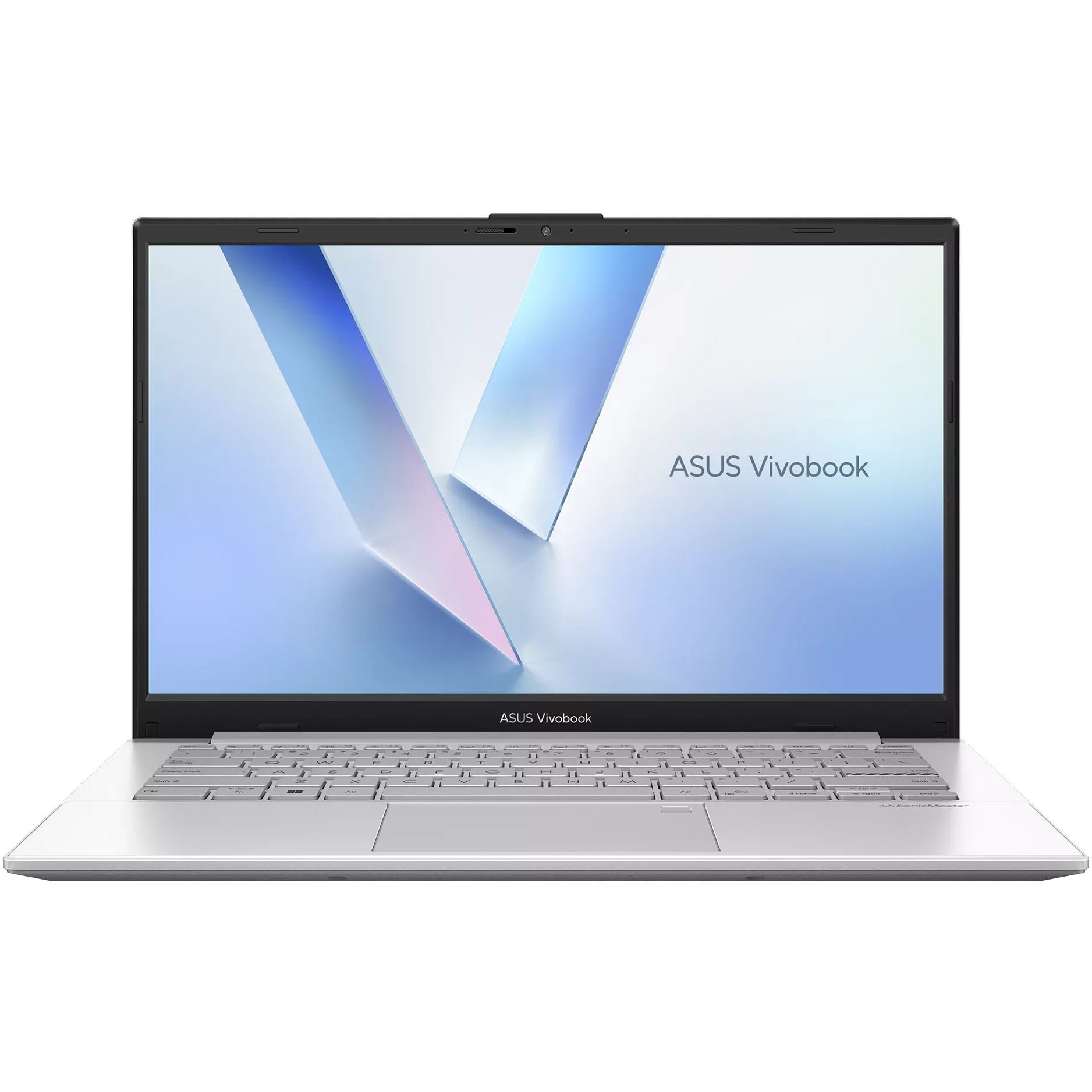 A large main feature product image of ASUS Vivobook Go 14 (E1404) - 14", Athlon Silver, 4GB/128GB - Win 11 Notebook