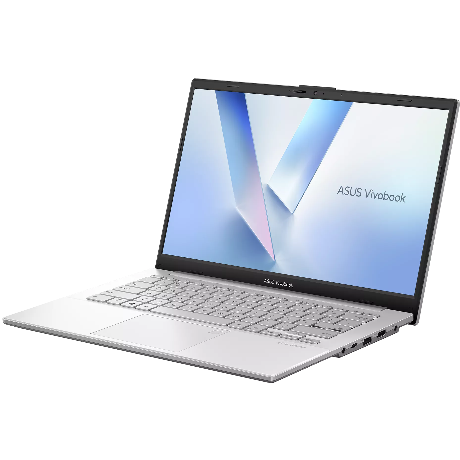 A large main feature product image of ASUS Vivobook Go 14 (E1404) - 14", Athlon Silver, 4GB/128GB - Win 11 Notebook
