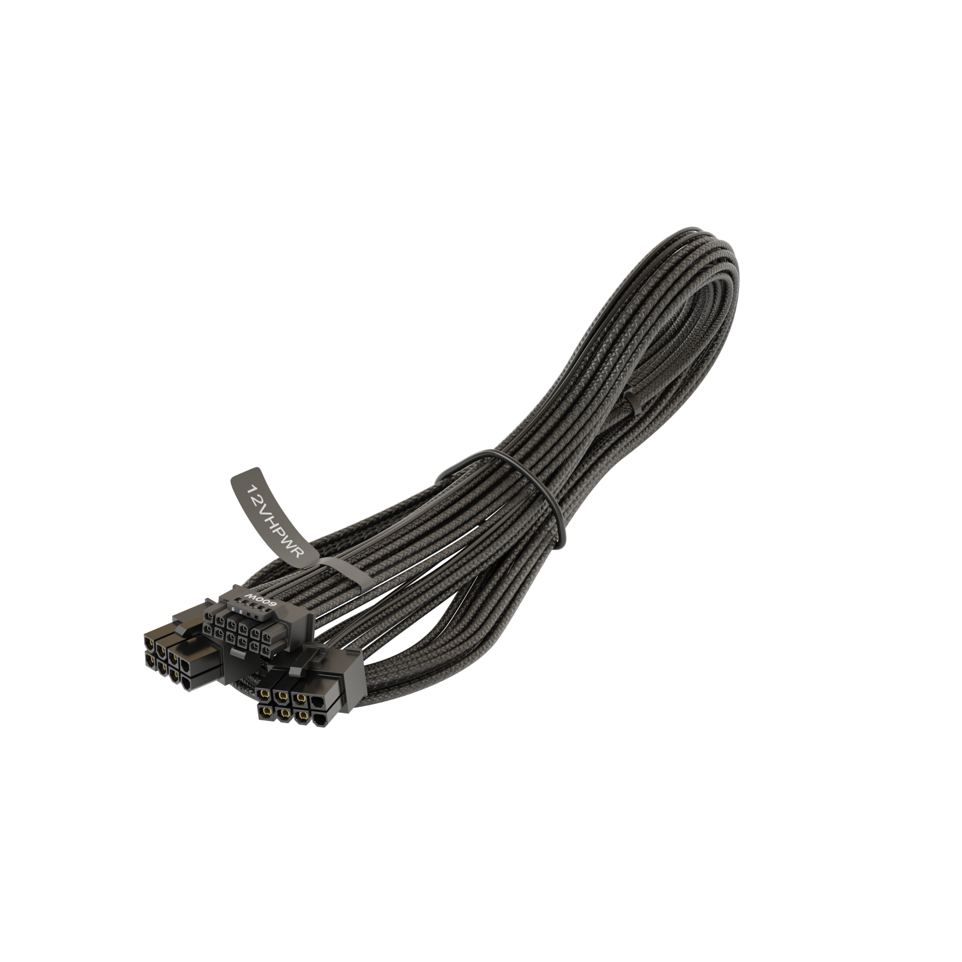 A large main feature product image of EX-DEMO Seasonic 12V-2x6 Cable - 600W 2x8-pin PCIe to 12V-2x6 Adapter (750mm)