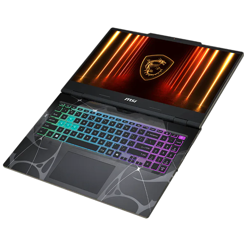 A large main feature product image of MSI Cyborg 15 (B13) -15.6" 144Hz, i5-13420H, RTX 5050, 16GB/512GB - Win 11 Gaming Notebook