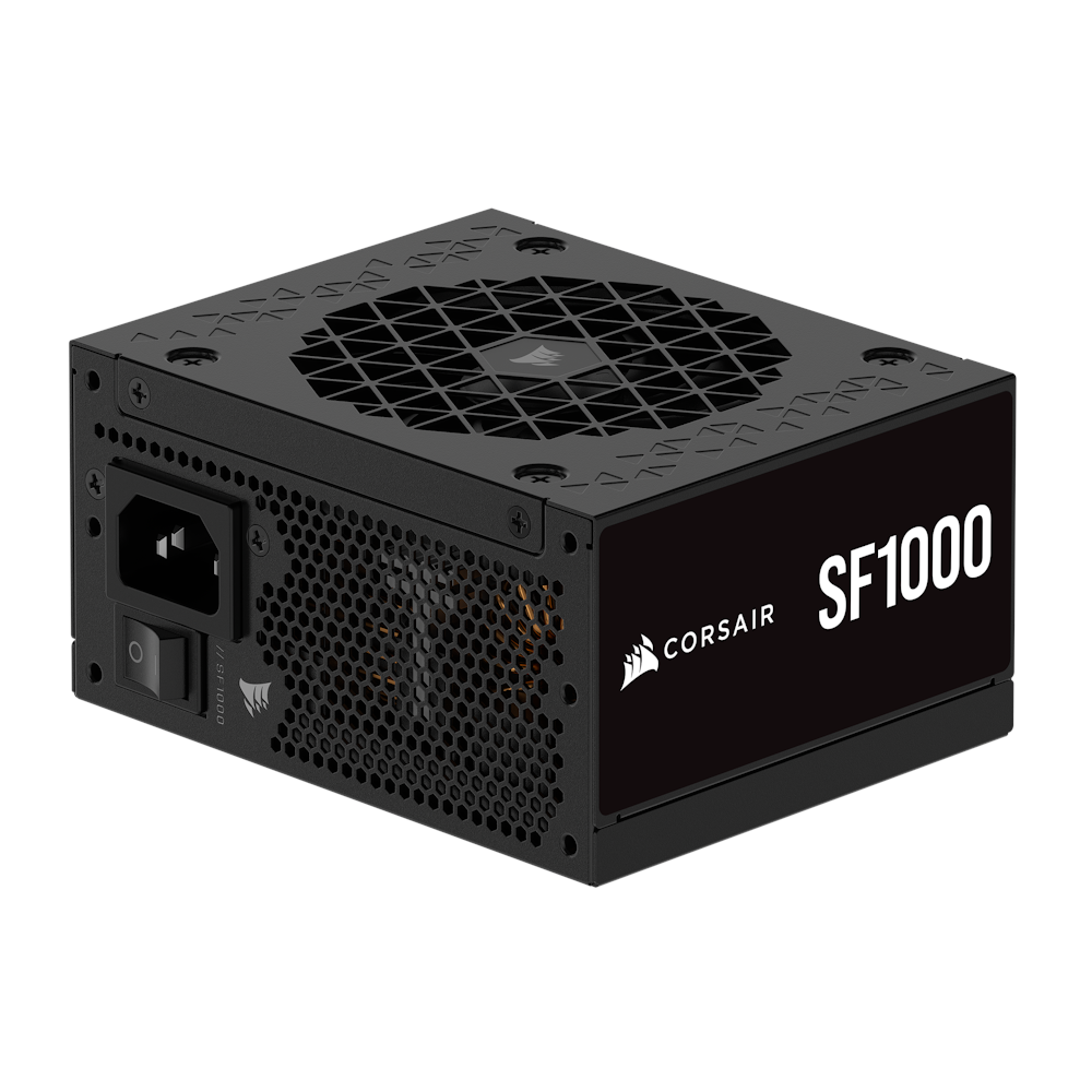 A large main feature product image of EX-DEMO Corsair SF1000 - 1000W Platinum SFX Modular PSU