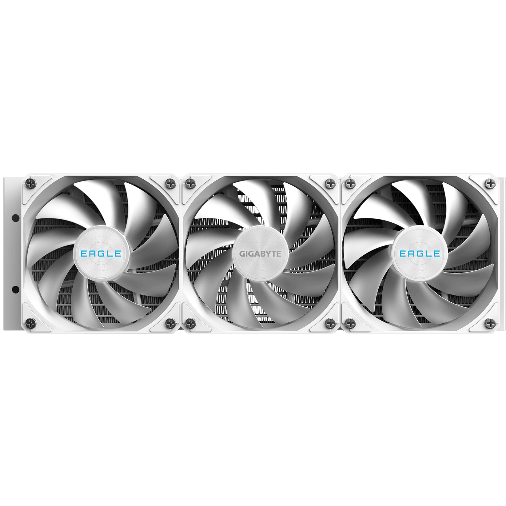 A large main feature product image of Gigabyte Eagle 360I 360mm AIO Liquid CPU Cooler (White)
