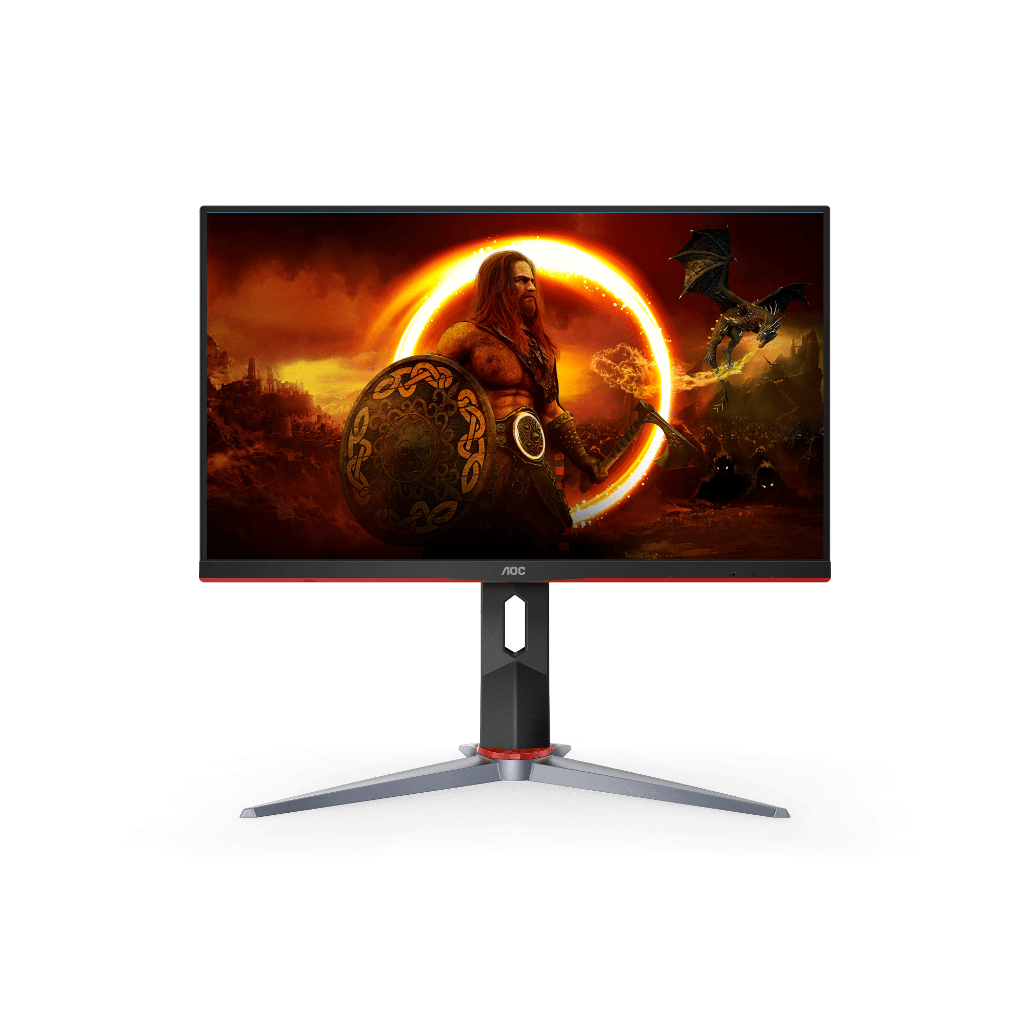 A large main feature product image of EX-DEMO AOC Gaming 24G2SP 23.8" FHD 165Hz IPS Monitor