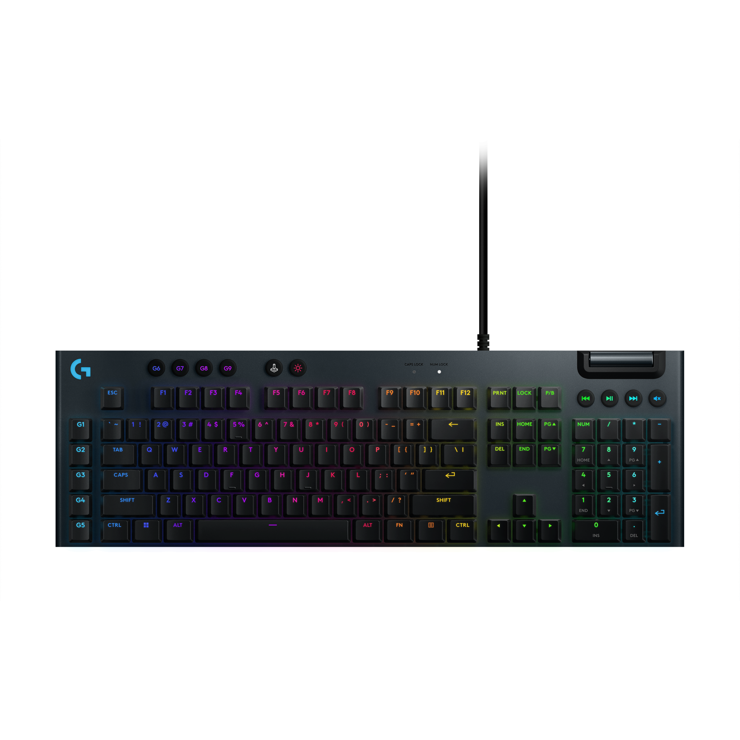 A large main feature product image of EX-DEMO Logitech G915 X - Low Profile Wired Gaming Keyboard