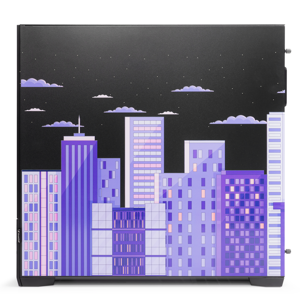 A large main feature product image of EX-DEMO PLE Pop Black A770 Prebuilt Ready To Go Gaming PC