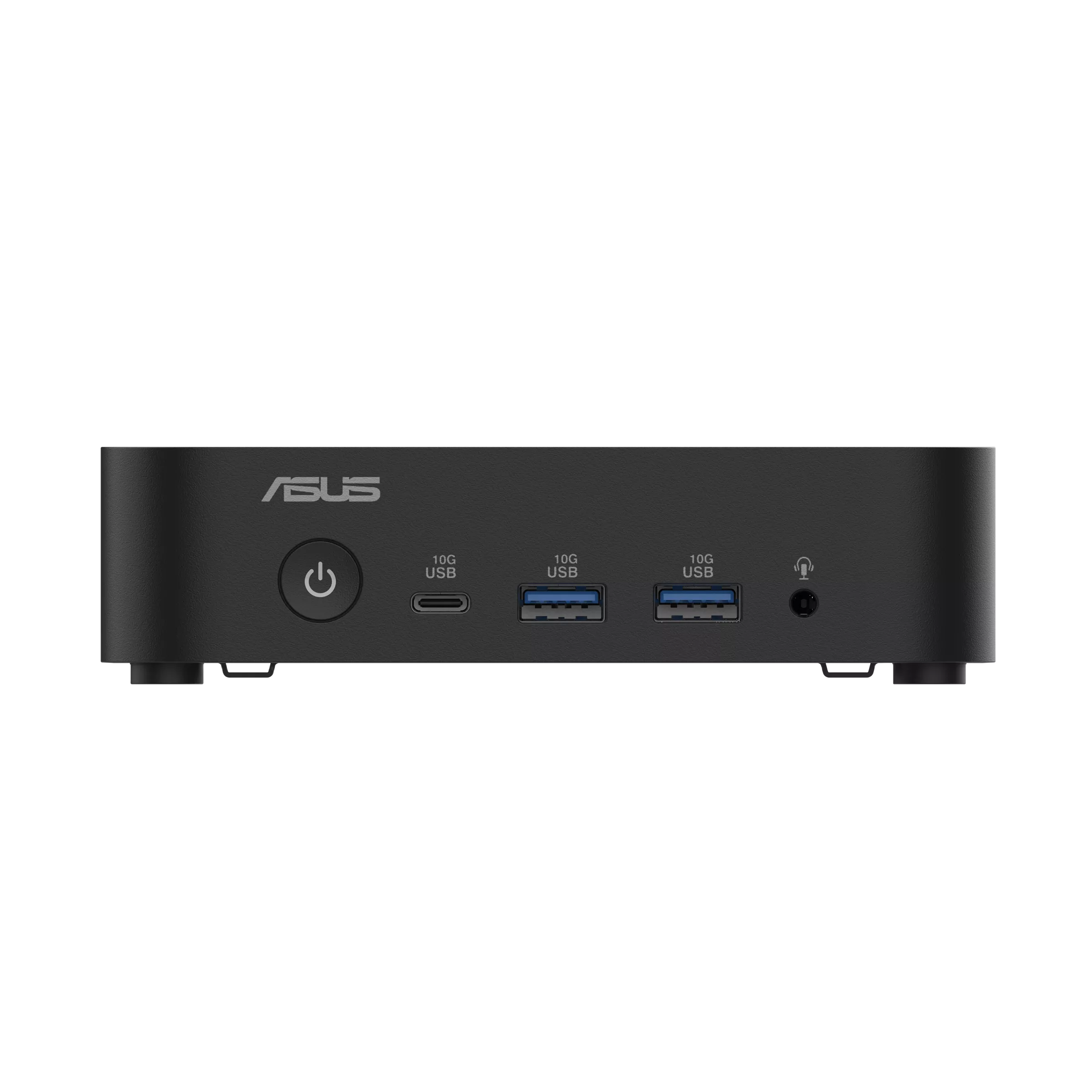 A large main feature product image of EX-DEMO ASUS NUC 14 Essential Celeron N150 Barebones Mini PC
