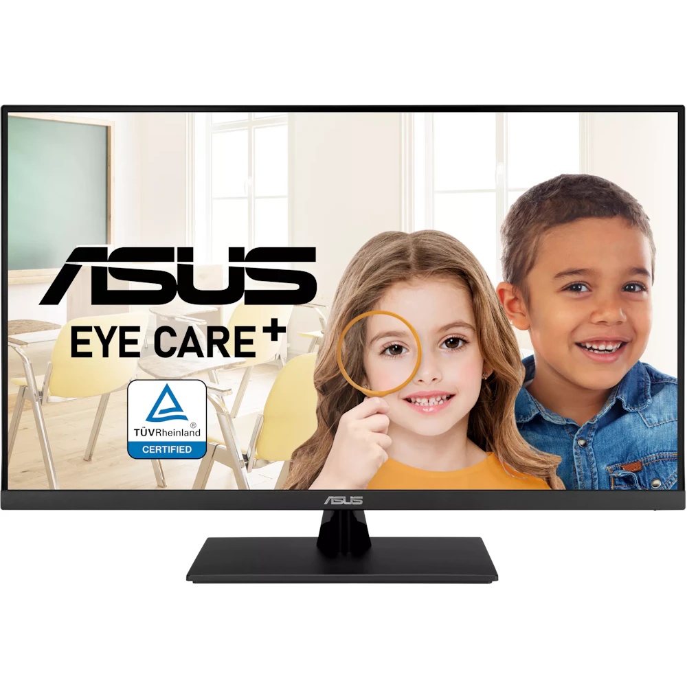 A large main feature product image of EX-DEMO ASUS Eye Care VP327Q - 32" 2160p 60Hz VA Monitor