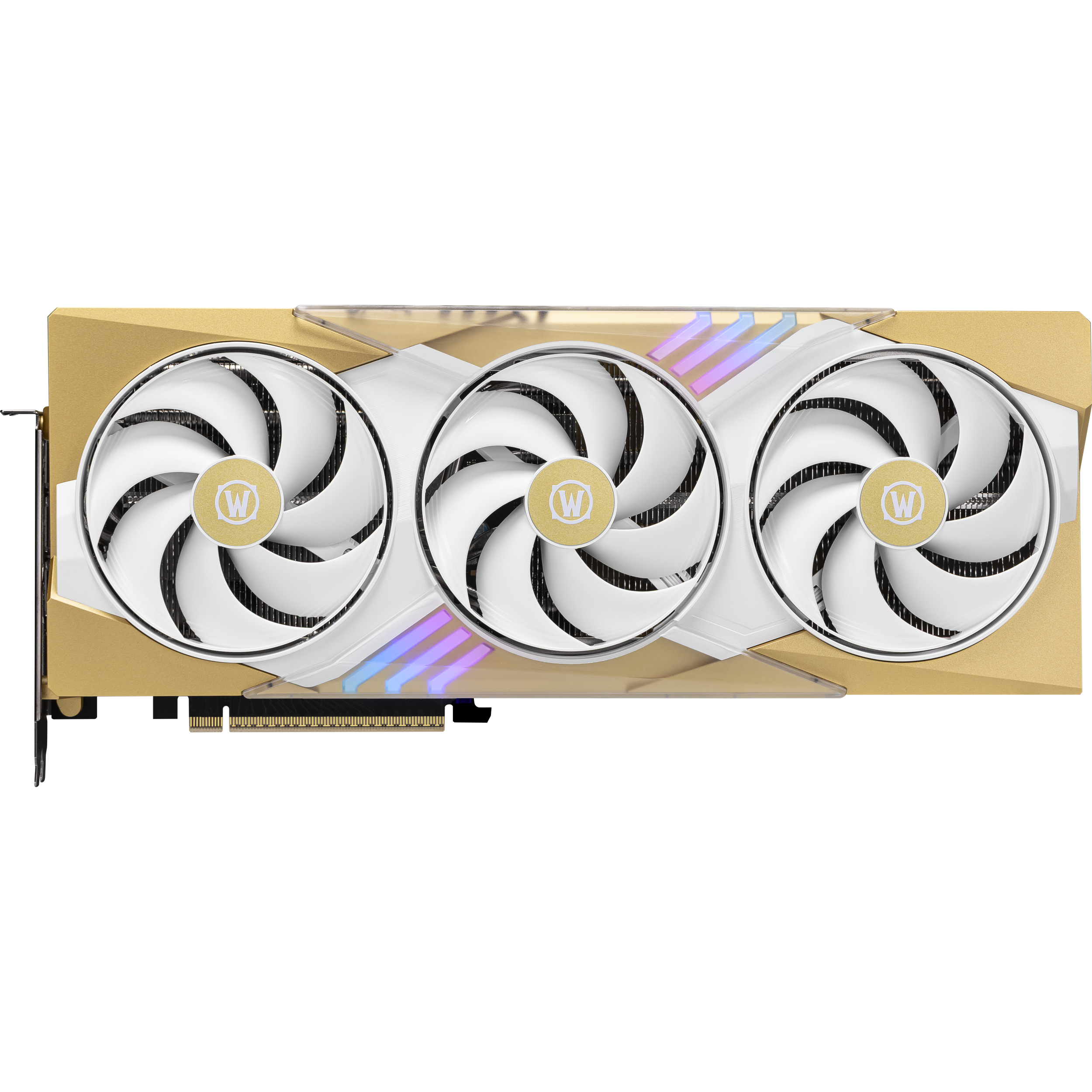 A large main feature product image of MSI GeForce RTX 5070 12GB GDDR7 World of Warcraft MIDNIGHT LIGHT EDITION OC
