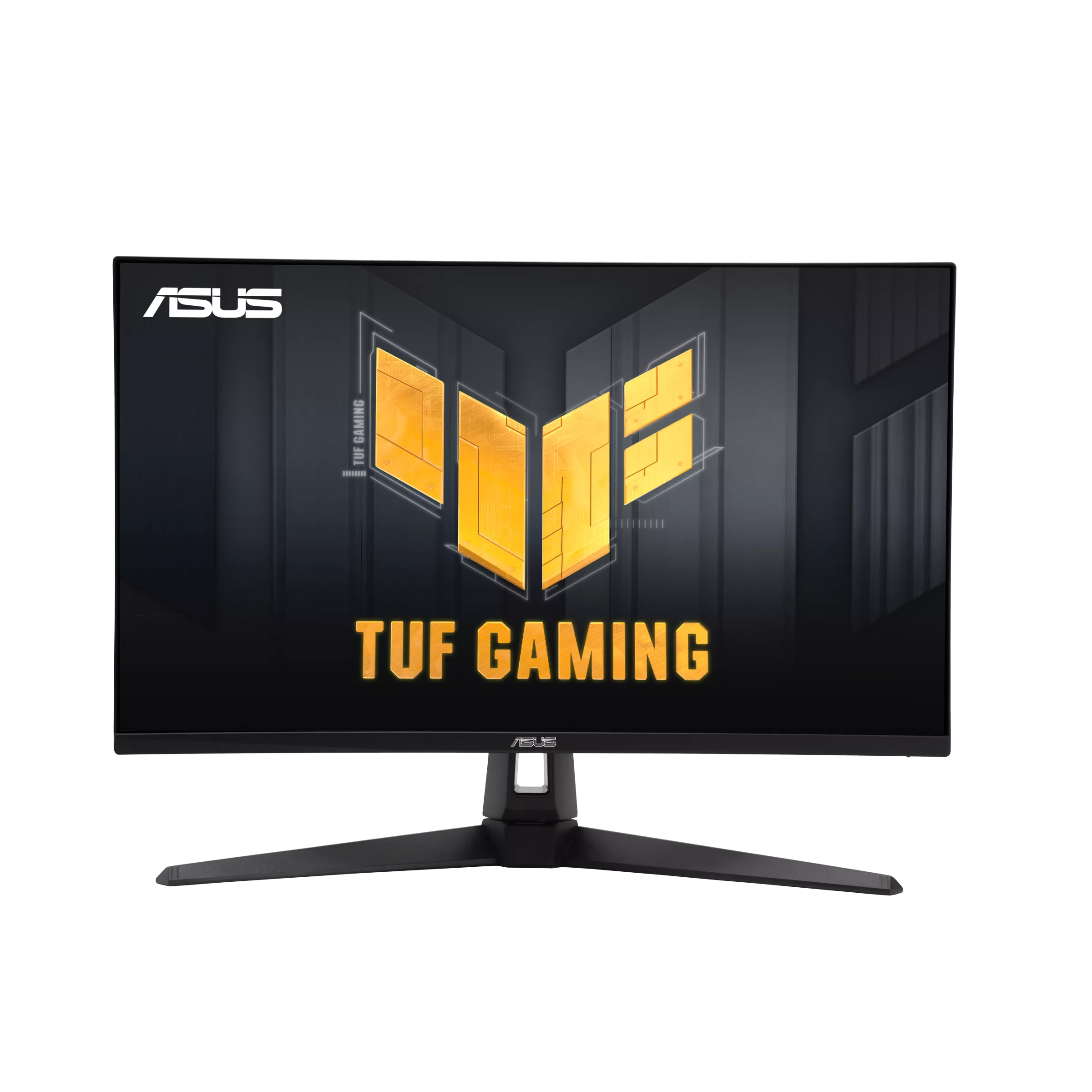 A large main feature product image of EX-DEMO ASUS TUF Gaming VG27AQ3A - 27" 1440p 180Hz IPS Monitor