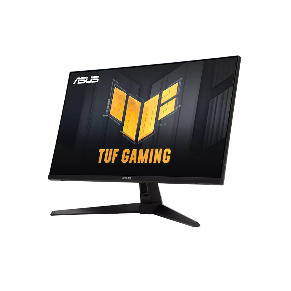 A large main feature product image of EX-DEMO ASUS TUF Gaming VG27AQ3A - 27" 1440p 180Hz IPS Monitor