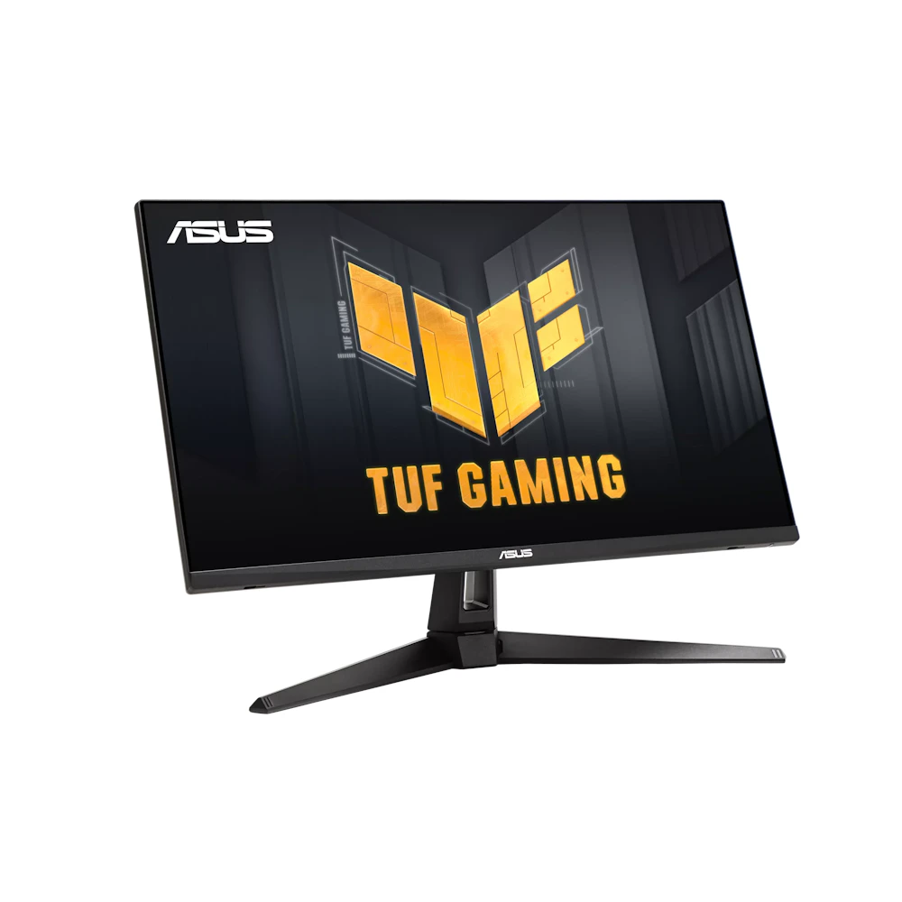 A large main feature product image of EX-DEMO ASUS TUF Gaming VG27AQ3A - 27" 1440p 180Hz IPS Monitor