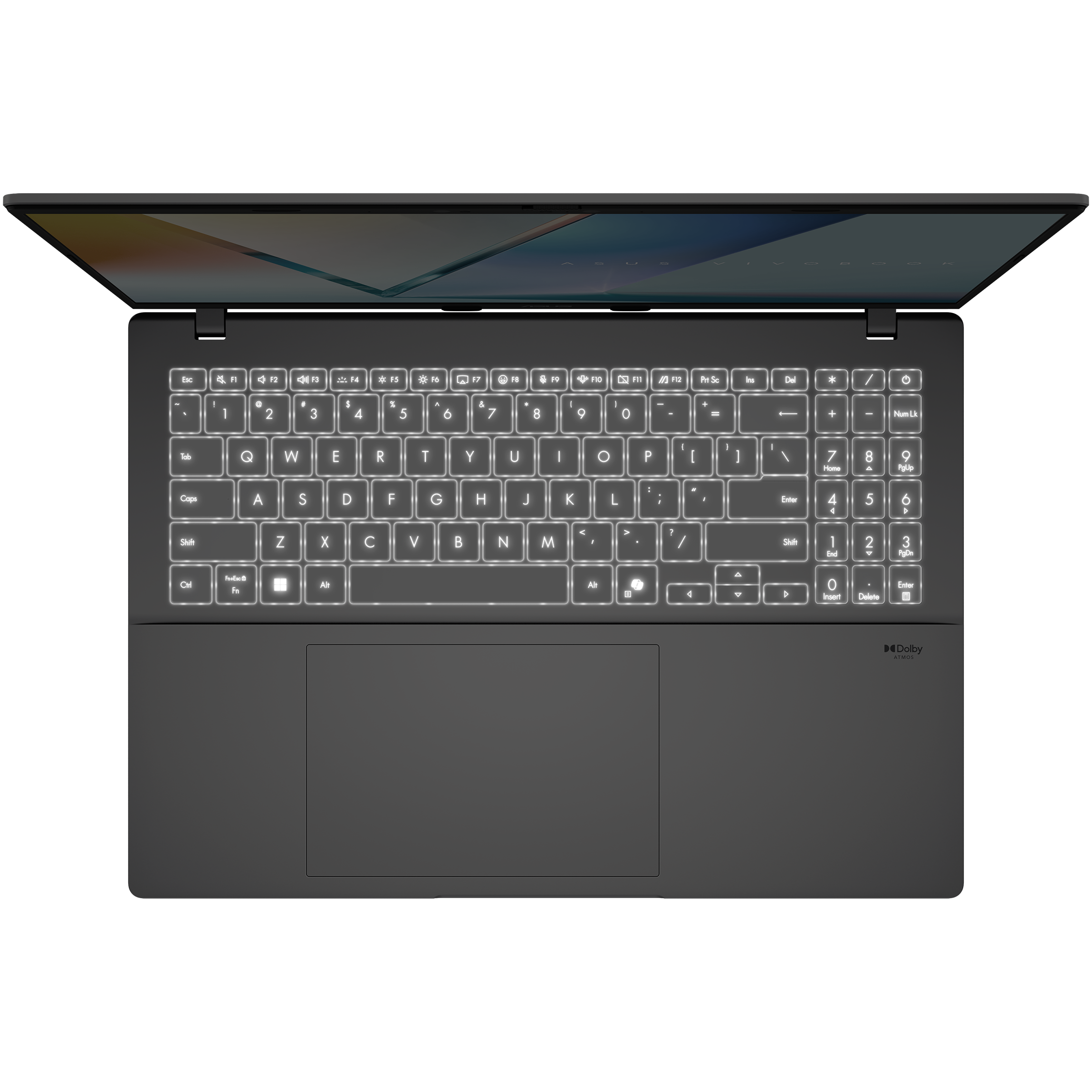 A large main feature product image of ASUS Vivobook S16 (D3607) - 16" OLED, Ryzen AI 7 445, 32GB/1TB - Win 11 Copilot Notebook