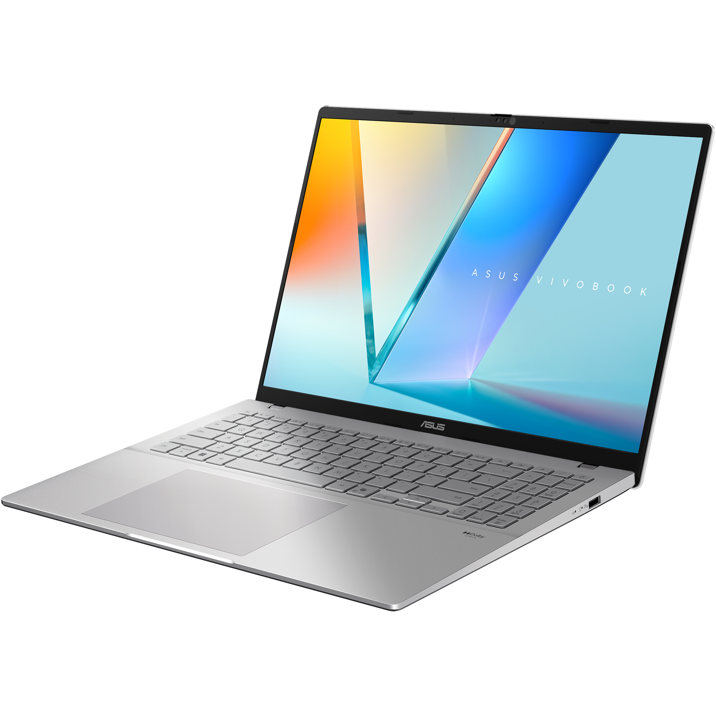 A large main feature product image of ASUS Vivobook S16 (D3607) - 16" OLED, Ryzen AI 7 445, 32GB/1TB - Win 11 Copilot Notebook