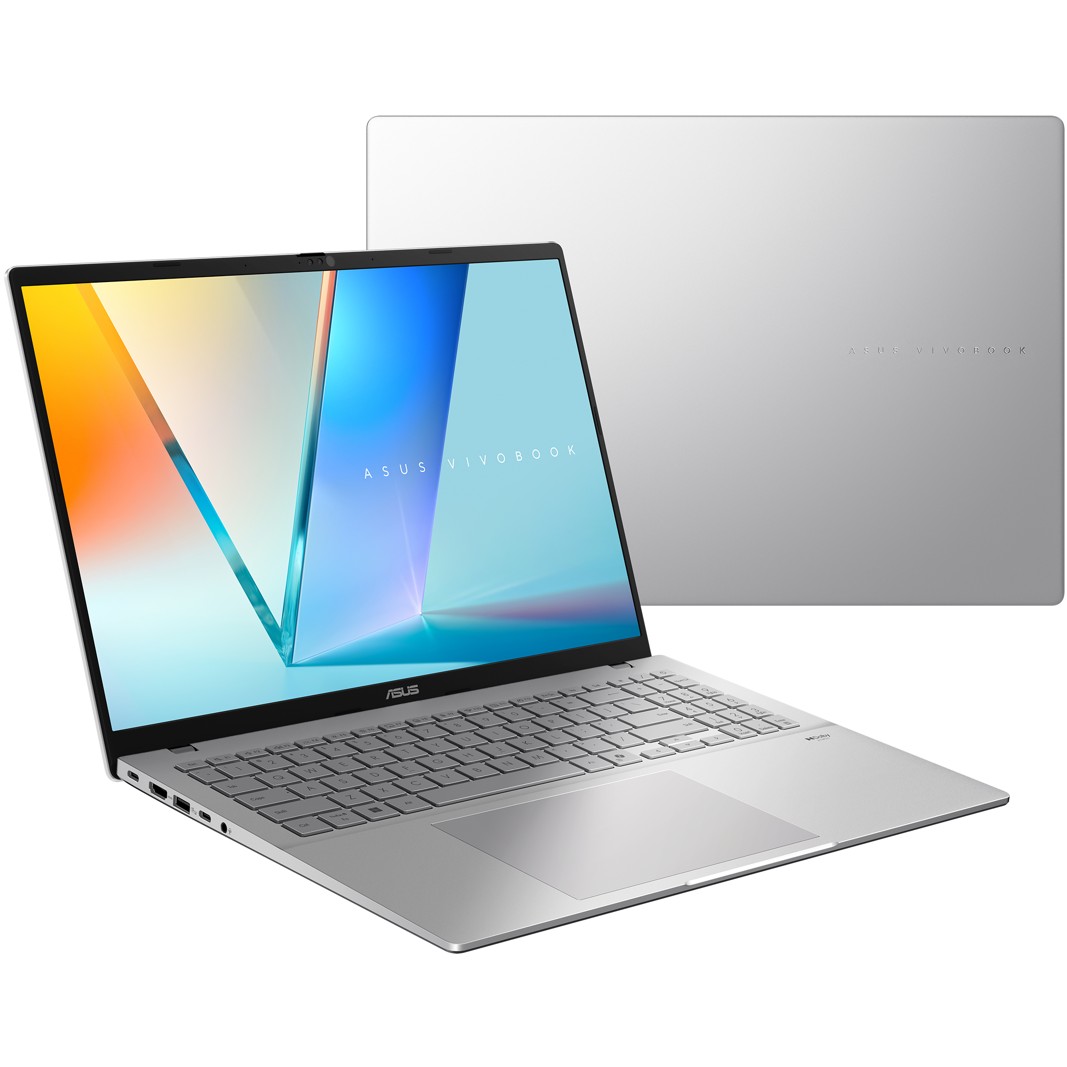 A large main feature product image of ASUS Vivobook S16 (D3607) - 16" OLED, Ryzen AI 7 445, 32GB/1TB - Win 11 Copilot Notebook