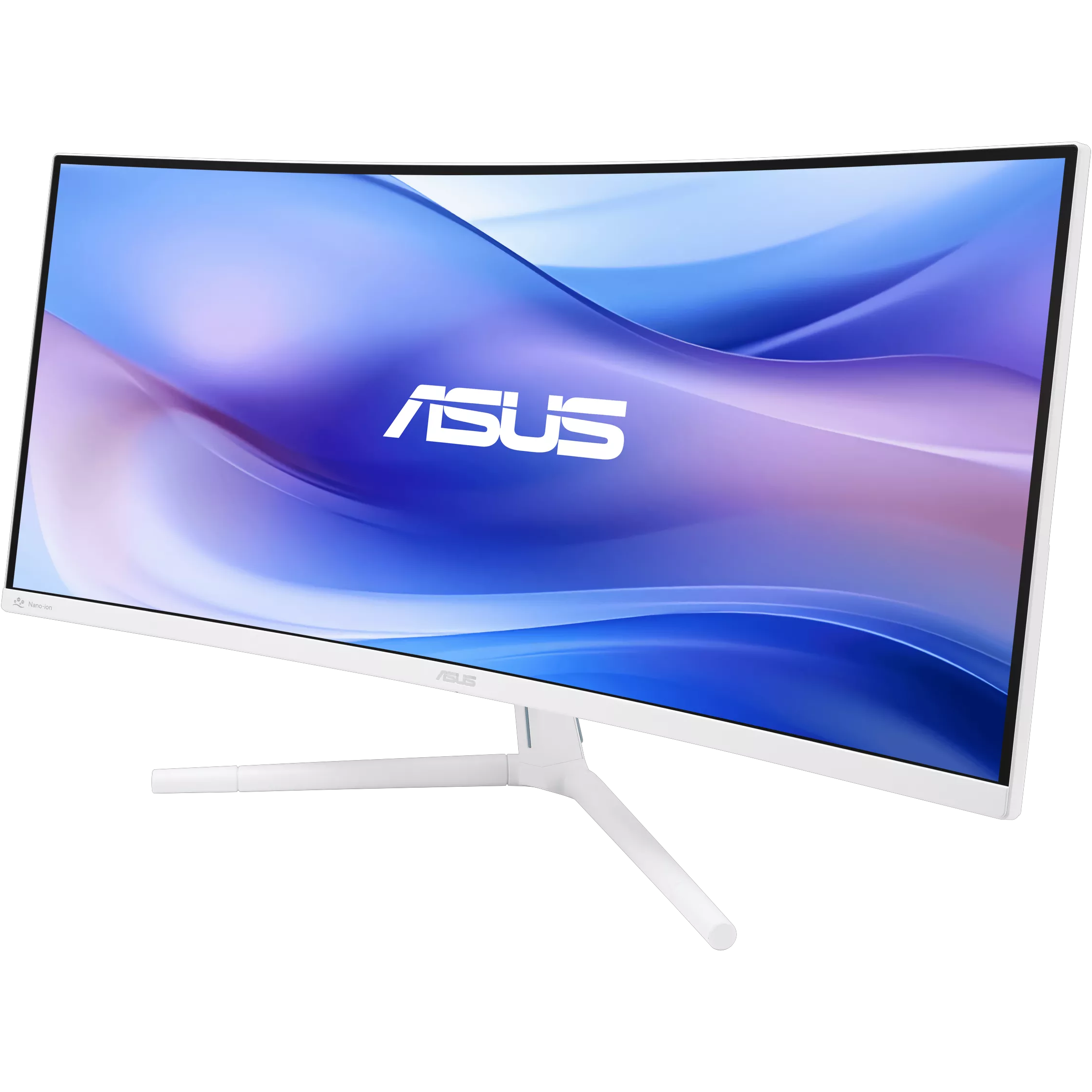 A large main feature product image of ASUS VU34WCIP-W - 34" Curved 1440p 100Hz 1ms VA Monitor
