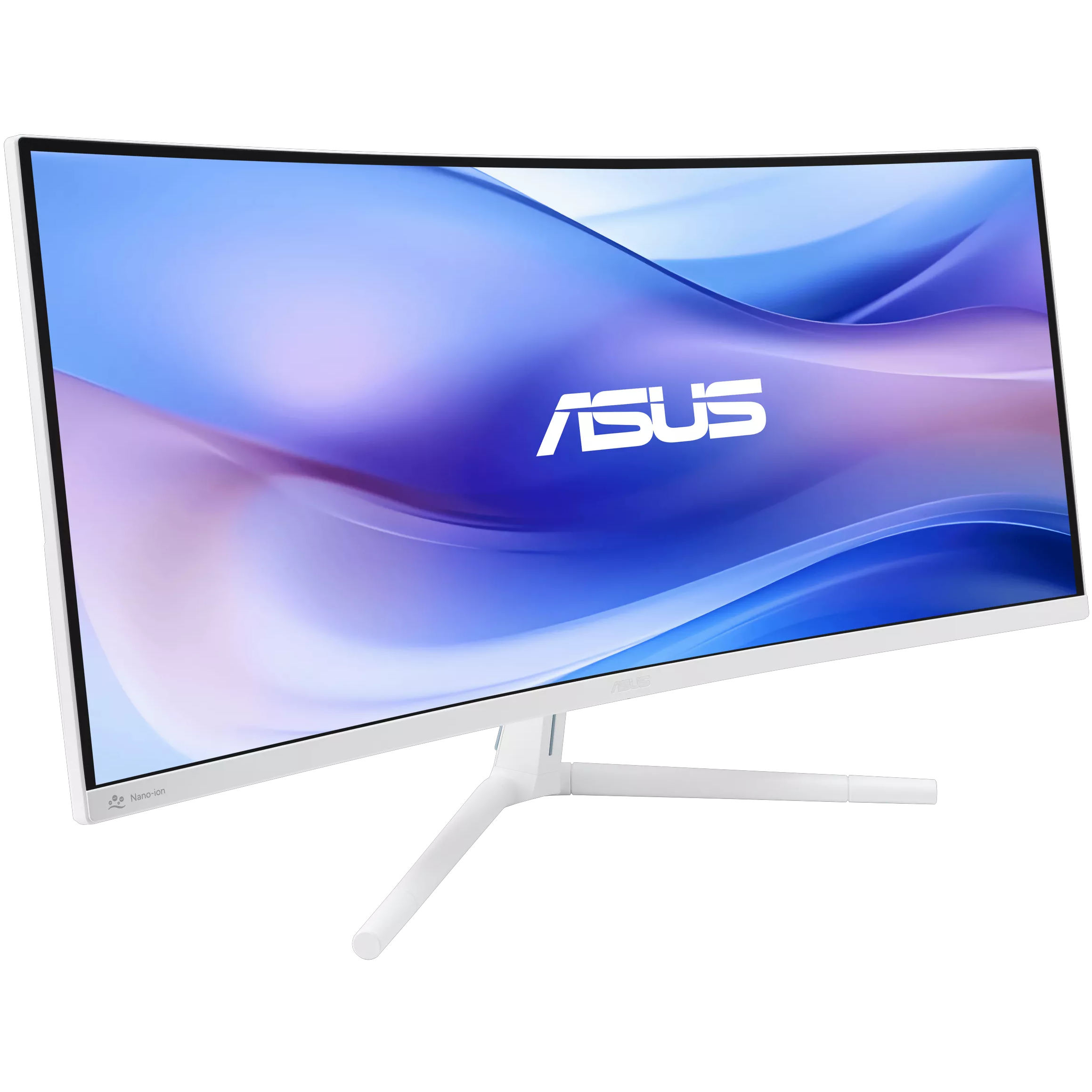 A large main feature product image of ASUS VU34WCIP-W - 34" Curved 1440p 100Hz 1ms VA Monitor