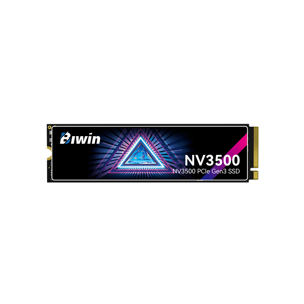 A large main feature product image of EX-DEMO BIWIN Black Opal NV3500 PCIe Gen3 NVMe M.2 SSD - 512GB