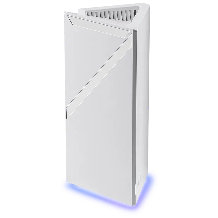 A large main feature product image of MSI Roamii BE Pro Tri-Band WiFi 7 Mesh System - 2 Pack