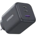 A product image of UGREEN Zapix 45W USB Type-C PD GaN 3-Port Wall Charger