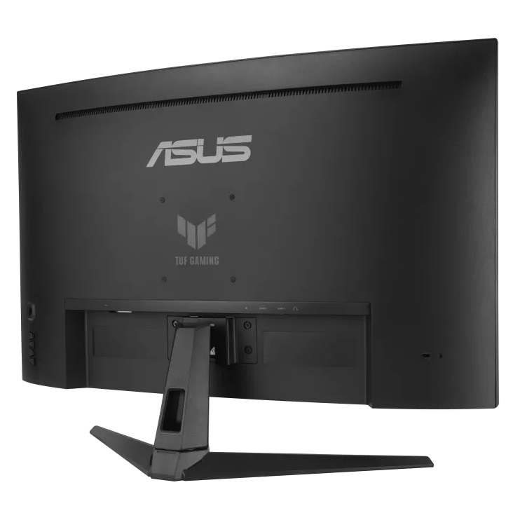 A large main feature product image of EX-DEMO ASUS TUF Gaming VG27WQ3B - 27" Curved 1440p 180Hz Fast VA Monitor