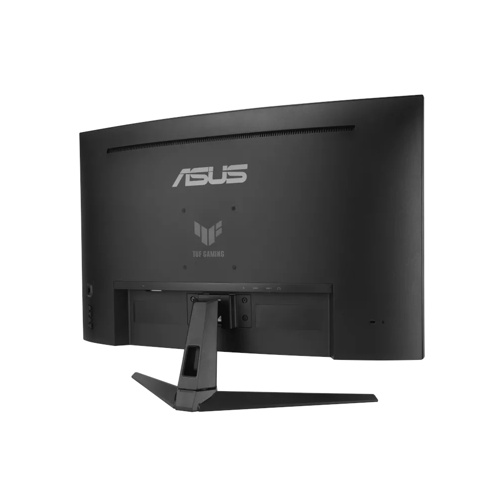 A large main feature product image of EX-DEMO ASUS TUF Gaming VG27WQ3B - 27" Curved 1440p 180Hz Fast VA Monitor