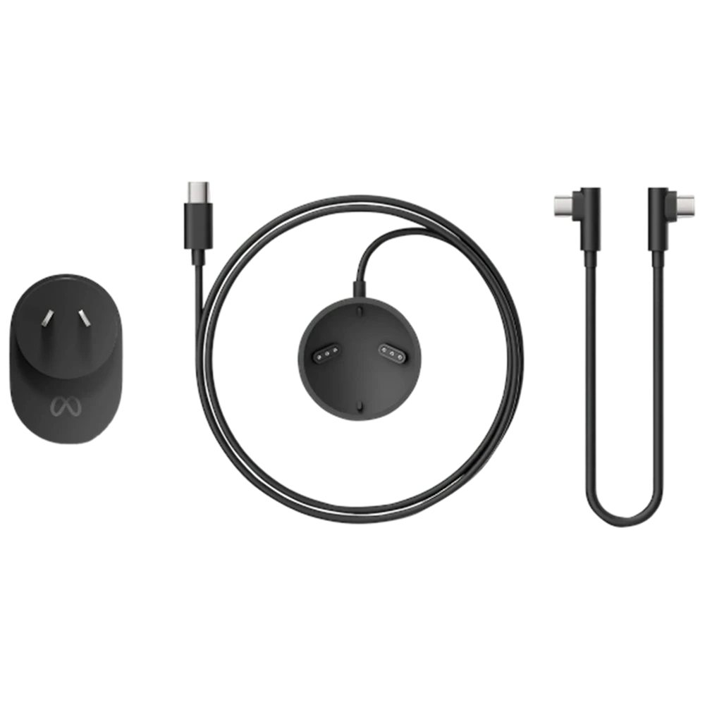 A large main feature product image of META Quest Pro Charging Puck
