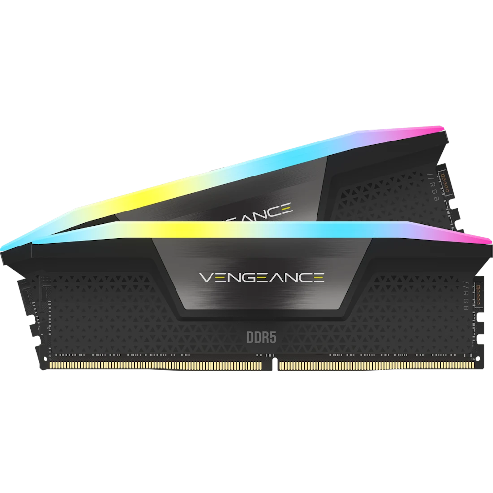 A large main feature product image of Corsair Vengeance RGB 64GB Kit (2x32GB) XMP DDR5-6000 C40