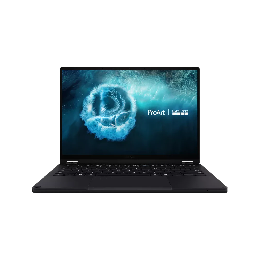 A large main feature product image of ASUS ProArt PX13 GoPro Edition (HN7306) - 13.3" 3K OLED Touch, Ryzen AI MAX+ 395, 128GB/1TB - Win 11 Notebook