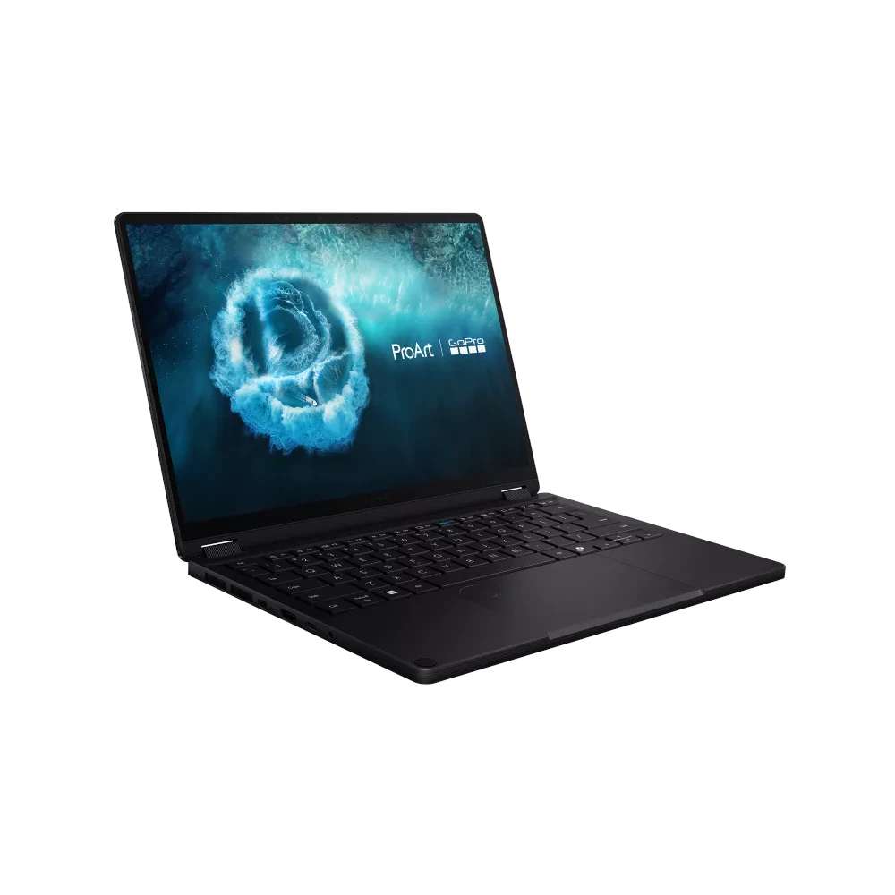 A large main feature product image of ASUS ProArt PX13 GoPro Edition (HN7306) - 13.3" 3K OLED Touch, Ryzen AI MAX+ 395, 128GB/1TB - Win 11 Notebook