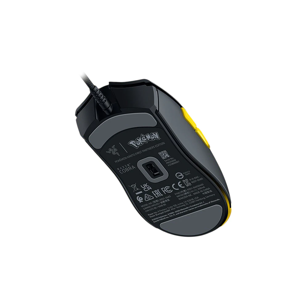 A large main feature product image of Razer Cobra - Customizable Gaming Mouse - Pokémon Kanto Starters Edition