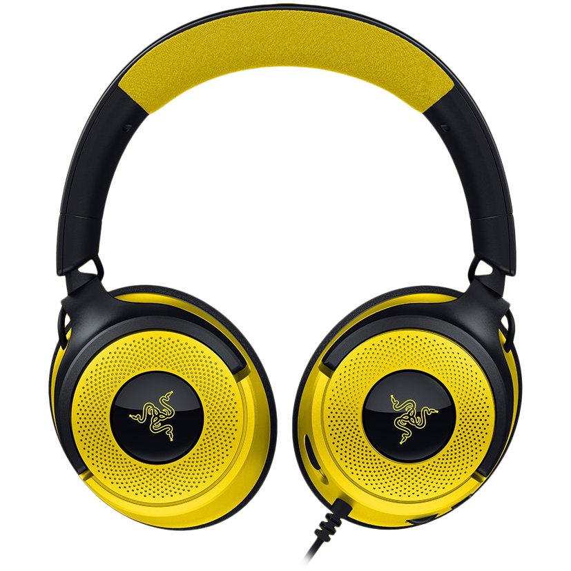 A large main feature product image of Razer Kraken V4 X - Wired Gaming Headset - Pokémon Kanto Starters Edition