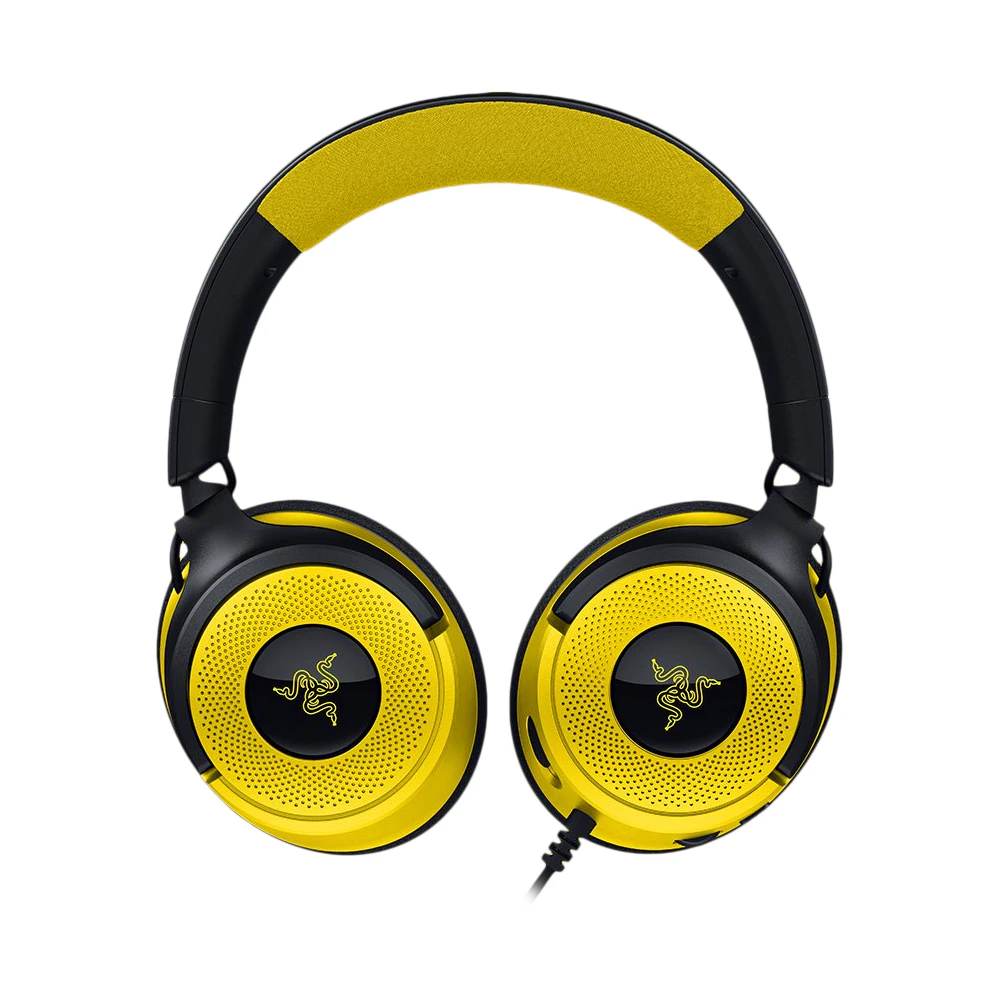 A large main feature product image of Razer Kraken V4 X - Wired Gaming Headset - Pokémon Kanto Starters Edition
