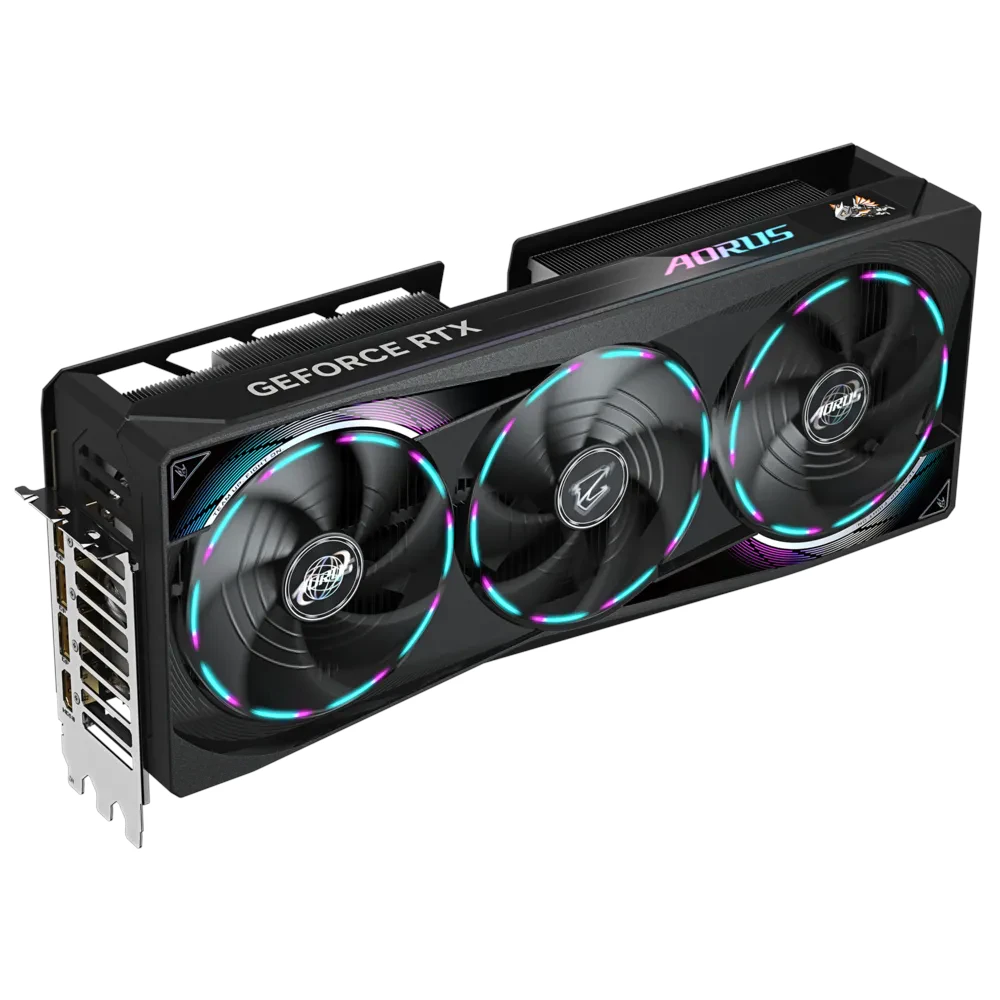 A large main feature product image of EX-DEMO Gigabyte GeForce RTX 5080 Aorus Master 16GB GDDR7