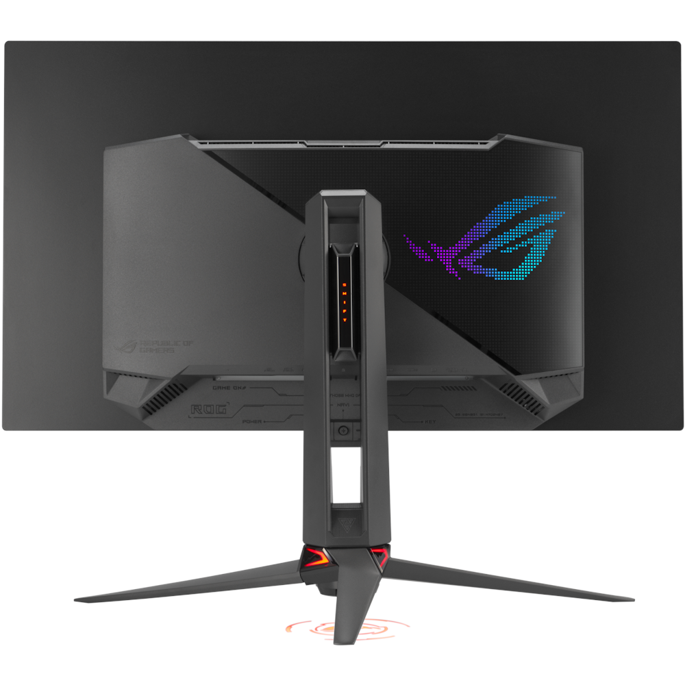 A large main feature product image of ASUS ROG Swift PG32UCDM3 Gen3 - 32" 4K 240Hz 0.03ms QD-OLED Monitor