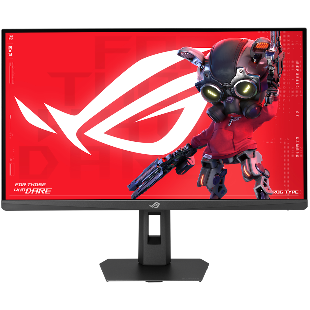 A large main feature product image of ASUS ROG Strix XG27UCGR Gen2 - 27" 4K 2160p 162Hz/1080p 485Hz Dual Mode 0.3ms Fast IPS Monitor
